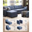 Canapé modulaire avec rangement caché, disposition personnalisable, assemblage facile - confortable et durable pour tout espace-852077952