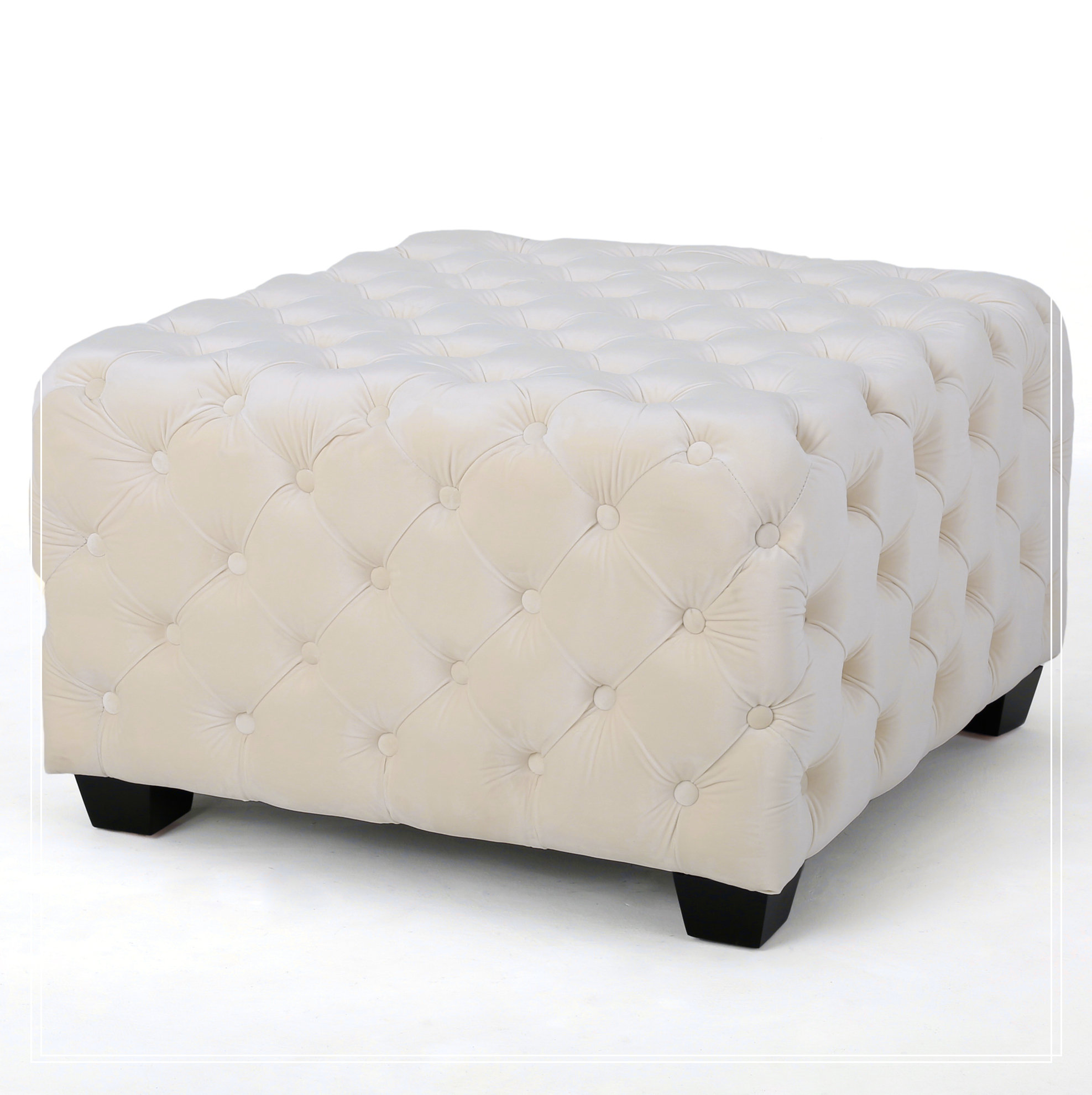 House of Hampton® Luxurious Ottoman with Exquisite Design for Stylish ...