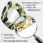Vert et noir camouflage chic - miroir de forme unique camouflage unique, grand miroir mural asymétrique vert, impression d'art en métal-107230407