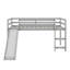 Lit mezzanine multifonctionnel avec glissade-111516685