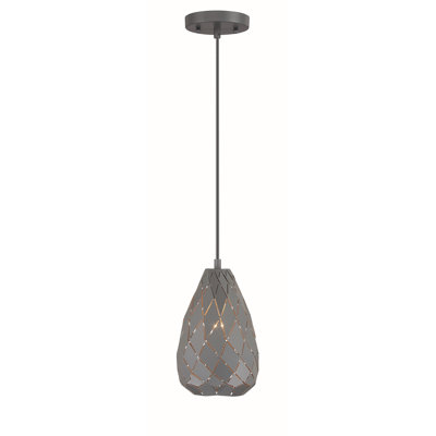 Luminaire suspendu simple 1 lumières Arlie