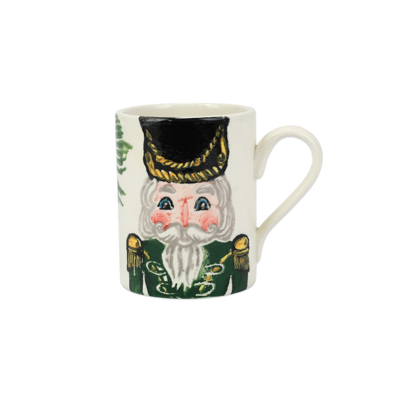 Couvert quatre pièces Nutcrackers, Vert / blanc