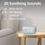Numerical Electric Alarm Tabletop Clock in White