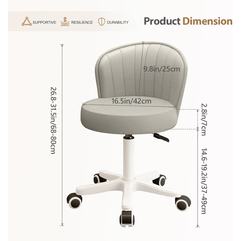 Rebrilliant Task Chair, Gray