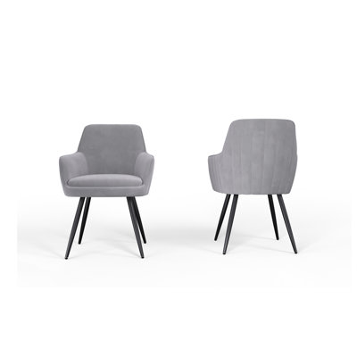 Chaise d'appoint rembourrée moderne Mid-Century