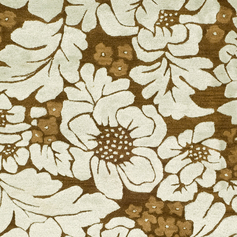Soho Hand Tufted Wool & Viscose Floral Rug, Rectangle 8'3" x 11'