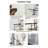 Wall Mounted Sunglasses Storage Organizer