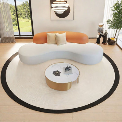 Semi-circle light luxury arc sofa