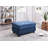 Stylish Contemporary Navy Blue Ottoman-195818053