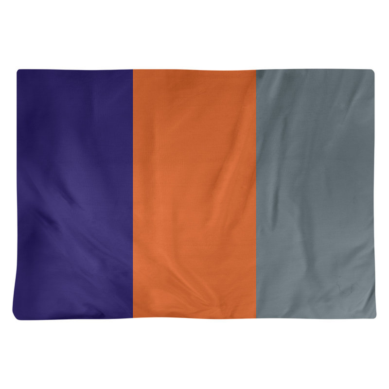 Récapitulatif 18" basket Phoenix, Mauve / Orange / Gris, Sergé de coton