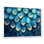 Peacock Feather Collage - art mural oiseau