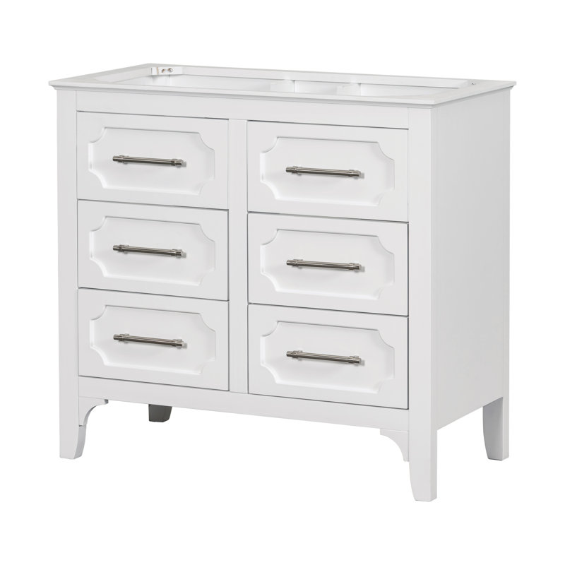 34.48 " Single Bathroom Vanity Base
