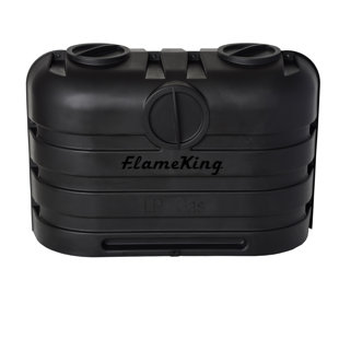 Flame King 33.5lb Aluminum Forklift Propane Tank with Gauge, DOT and TC  Compliant, Lightweight, Rugged-Designed