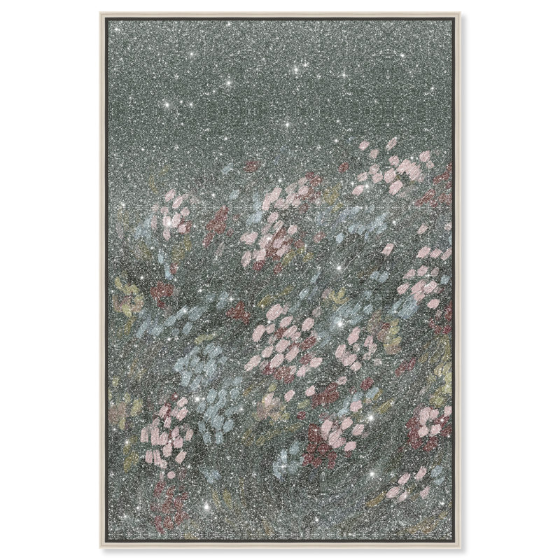 Subtle Movement Print by Oliver Gal, 31"H x 46"W, Silver Floater Frame