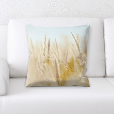 Housse et insert de coussin carré blé