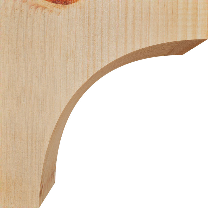 Huntington Corbel, H 10 po x l 3,5 po x P 10 po, Sapin de Douglas, Lisse