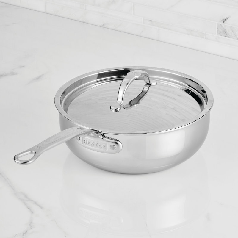 Probond® Luxe 3.5-quart Professional Clad Stainless Steel Essential Pan With Lid