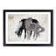 Two Horses by Katsushika Hokusai - Framed Print-55614437-55614442