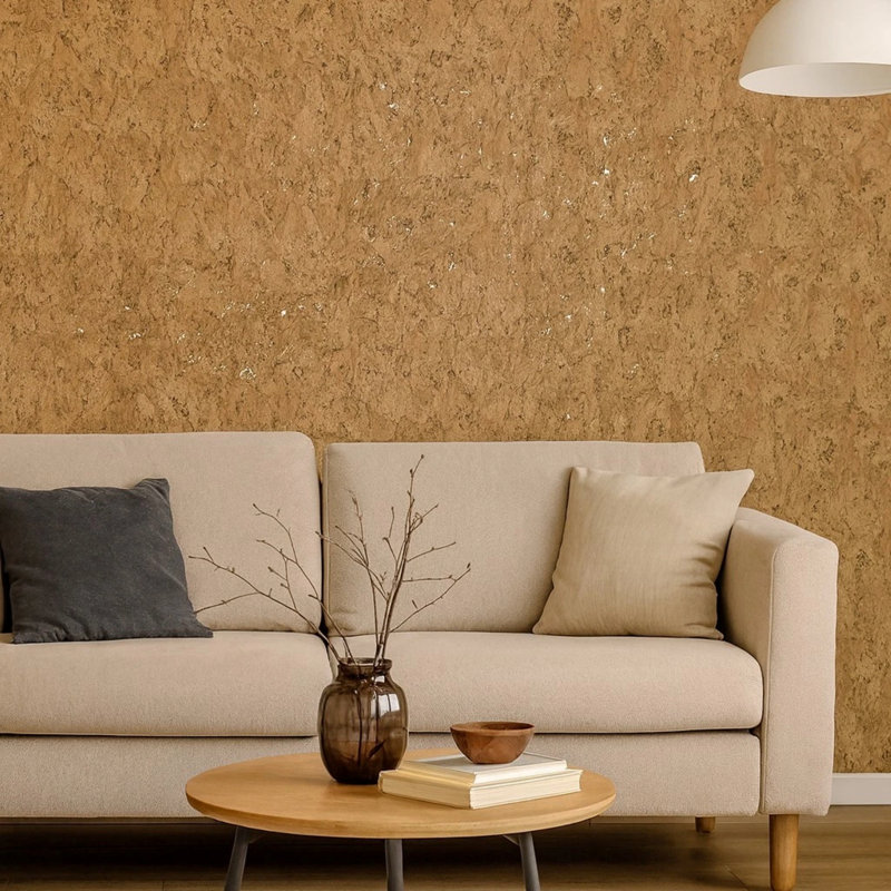 Papier peint éco texturé Real Natural Cork