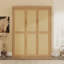 Armoire de lit en bois massif avec rotin Murphy-1294085282-1294085980