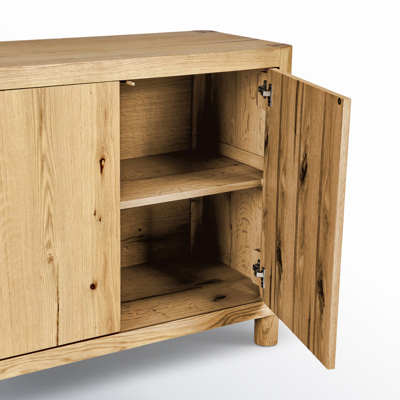 Buffet de 80 po de largeur Lowell, Naturel