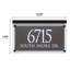 Trajan Engraved 2-Line Address Sign-78874971-78874972