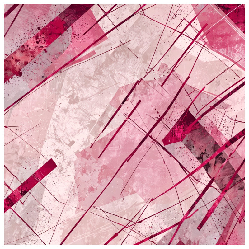 Coussins roses, 20 x 20 pouces