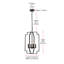 Luminaire suspendu géométrique à 4 lumières Gaylesville-1964672390