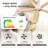  54 In 5 Solid Wood Blades Indoor Ceiling Fan With Integrated Led And Remote DC Motor, Natural Wood Grain and White-376093749-376093897