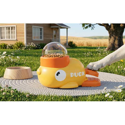 Casse-tête interactif en forme de canard, alimentation lente, pour petits / moyens chiens et chats, formation en QI