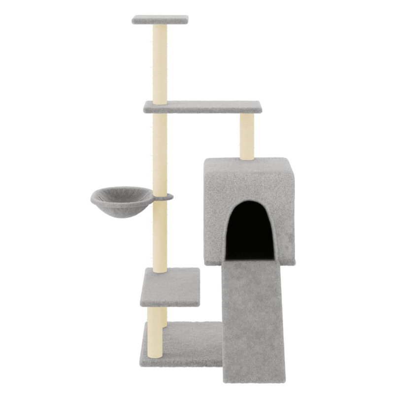 130.5 cm H Cat Tree / Condo, Light Grey