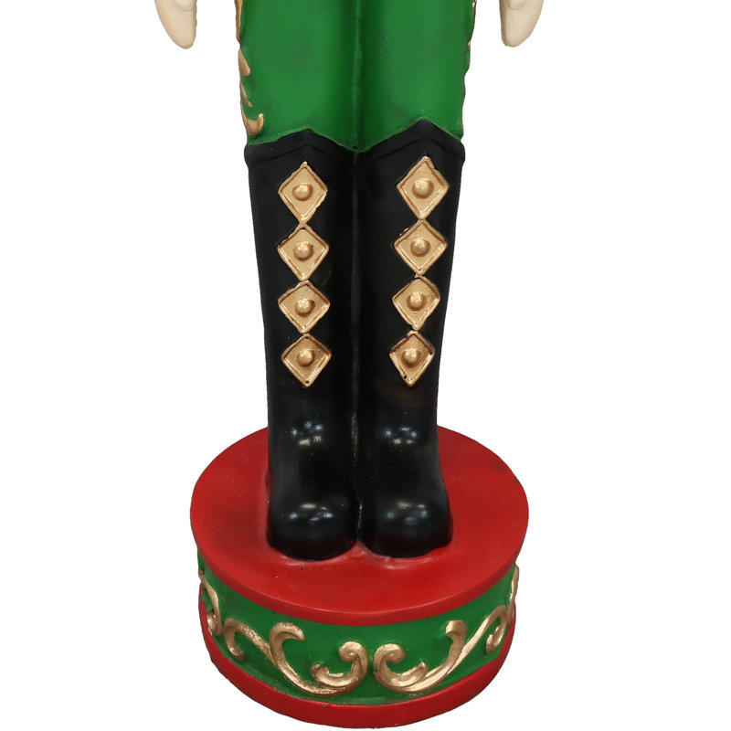 Casse-noisettes de Noël, 37.5" H x 9" W x 7.5" D, Vert