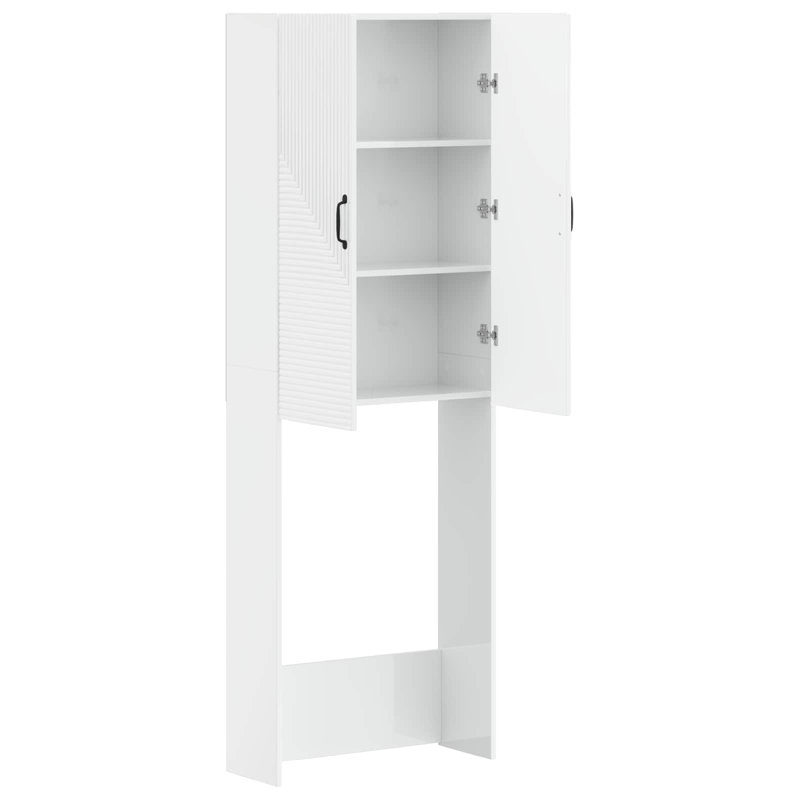 Over the Toilet Storage, High Gloss White