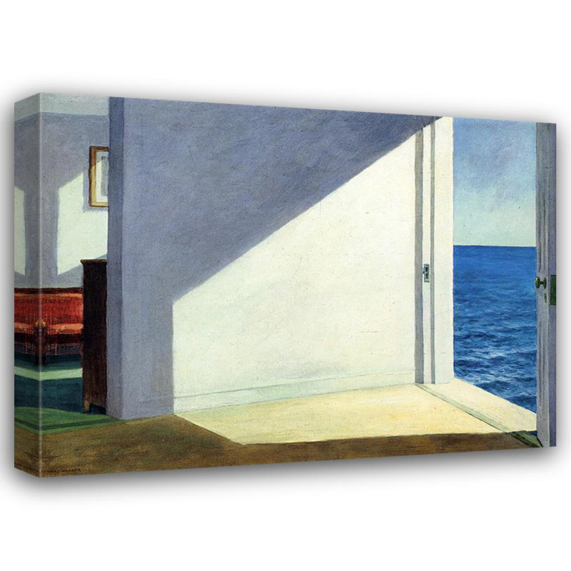 Les chambres au bord de la mer, H 13 po x l 18 po