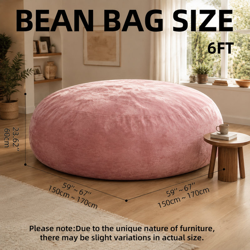 Bean Bag Chair, Pink