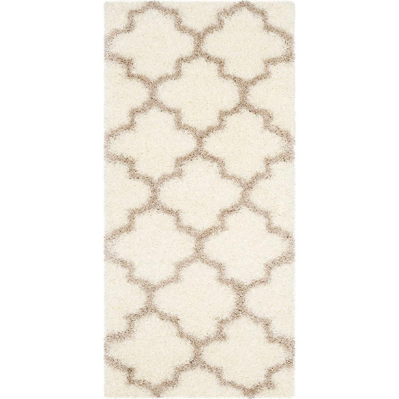 Bertl Sgm-Montreal Shag Performance Geometric Rug, Runner 2'3" x 9'