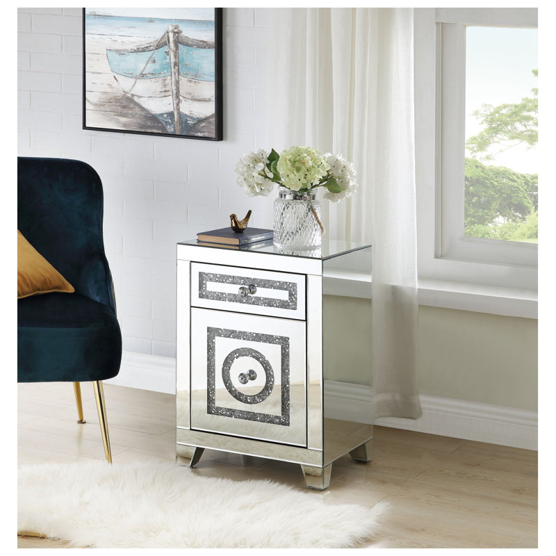 Table d'appoint en miroir Noralie