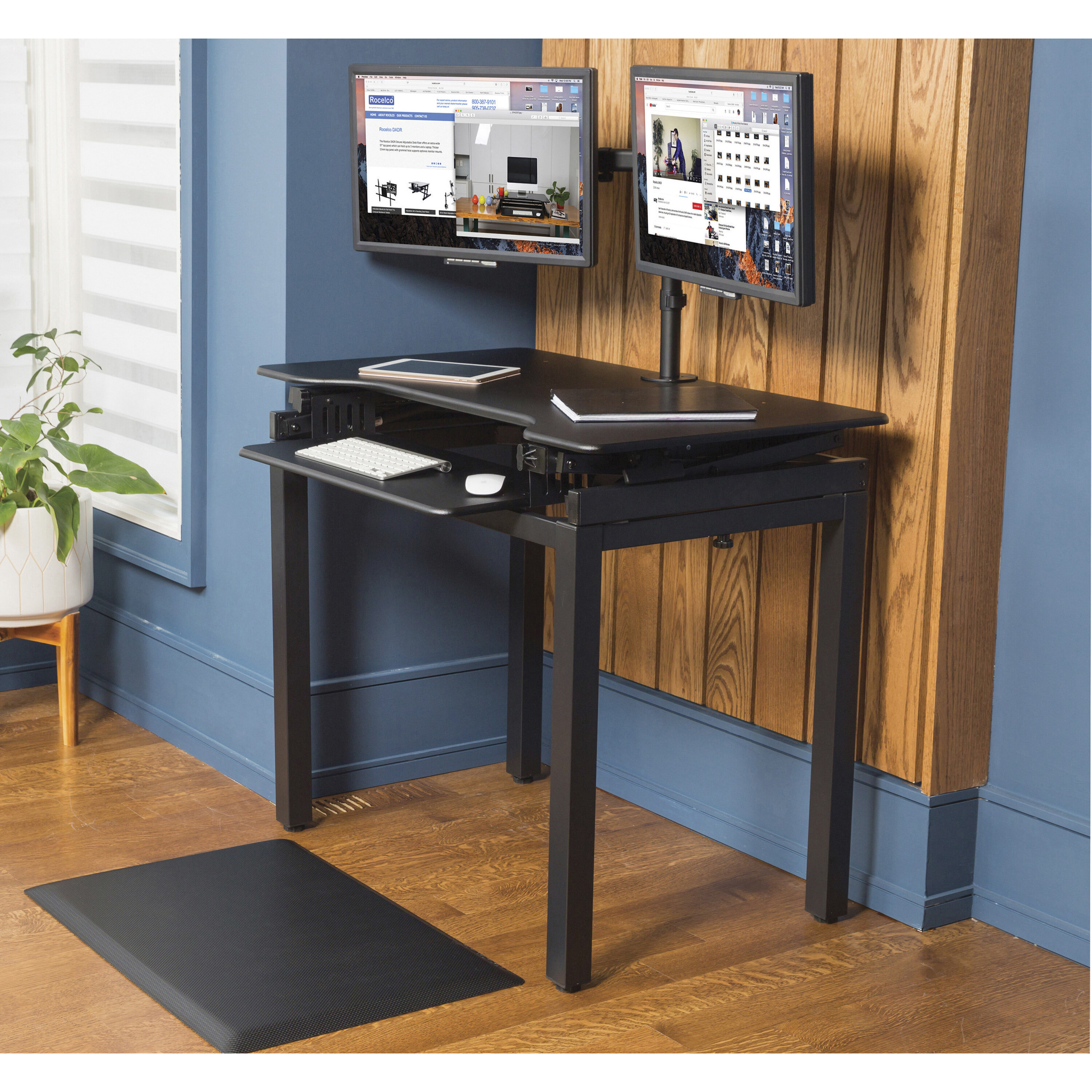 Lorell Adjustable Desk Riser Floor Stand | Wayfair