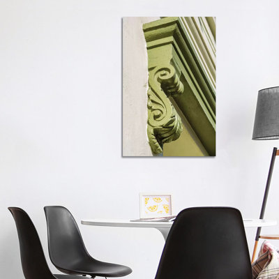Architectural Detail on the Clarendon Building Old Sacramento Historic Center Sacramento CA 1 Piece Wrapped Canvas Wall Art