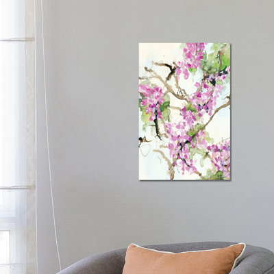 Wisteria In Bloom by Jennifer Holden - Wrapped Canvas Print