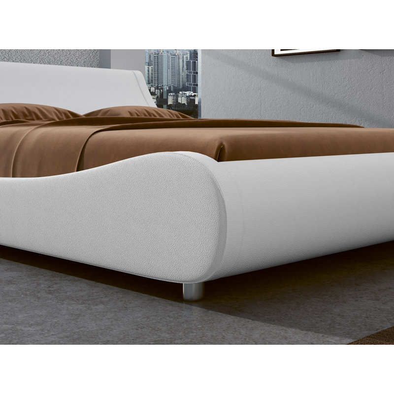 Lit standard Charilyn, Grand, Blanc