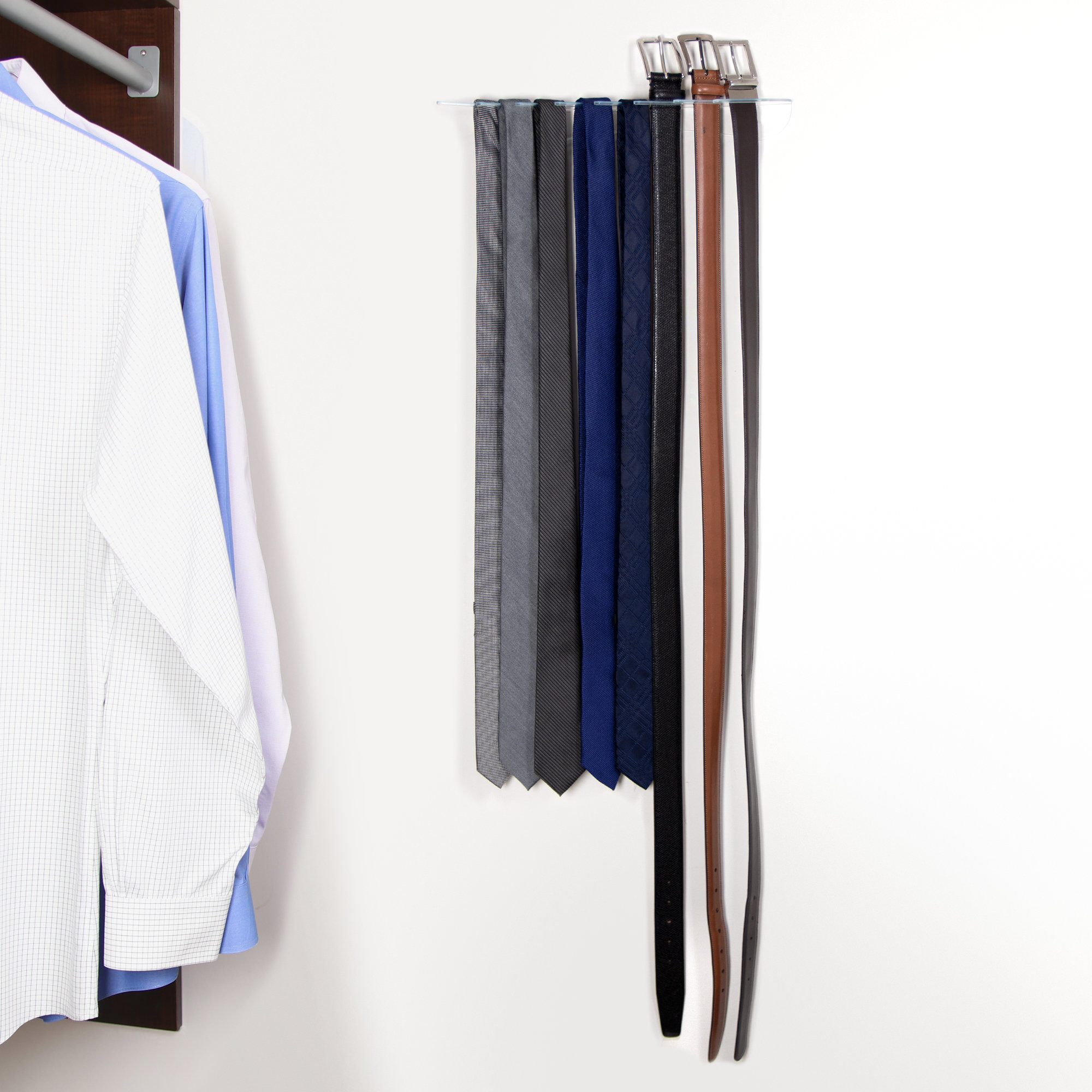 Rebrilliant Kosti Acrylic Belt Rack | Wayfair