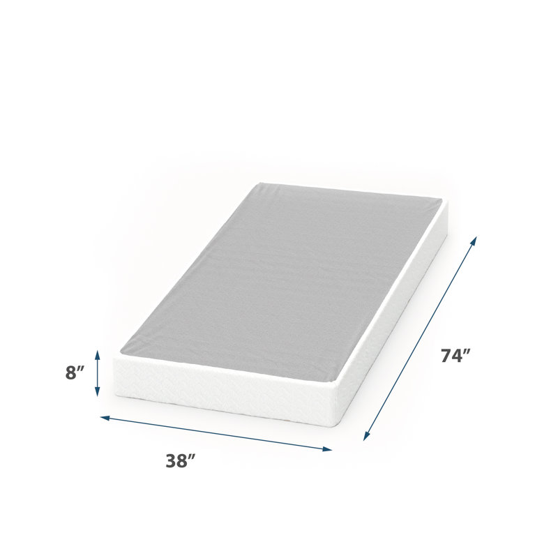 Wayfair Sleep™ Easy Assembly Traditional Bamboo Box Spring - Multiple Sizes, Twin, Standard Profile (8”)
