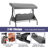 Fassold Outdoor Patio Swing Chair for 3 People, with Removable Cushion and Convertible Canopy-837360192