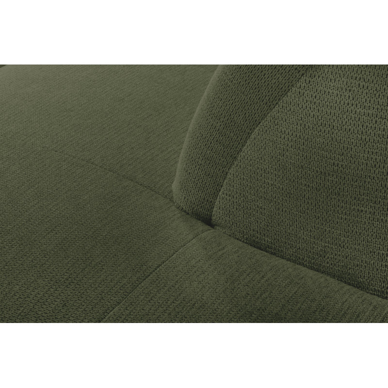 Relaxio Stylish Corner Sofa with Power Reclining & Multi Position Headrests & Adjustable Armrest, Right Hand Facing, Green