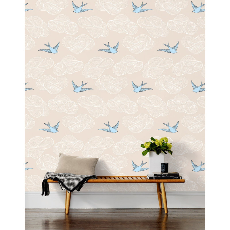 Daydream Wallpaper | Black / Traditional / Roll - 27" x 30', Gold