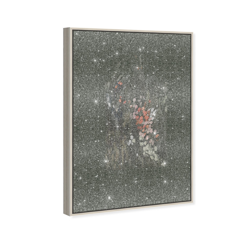 Dancing Petals Print by Oliver Gal, 17"H x 25"W, Silver Floater Frame