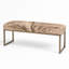 Upholstered Cowhide Stool-1801345998