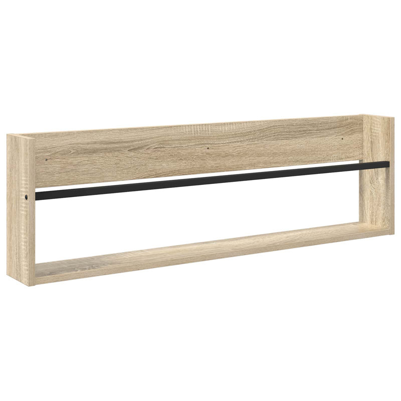 Wood Magazine Rack, Beige