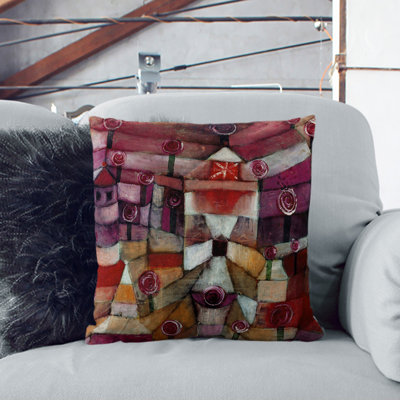 Rose Garden Abstract Scatter Cushion